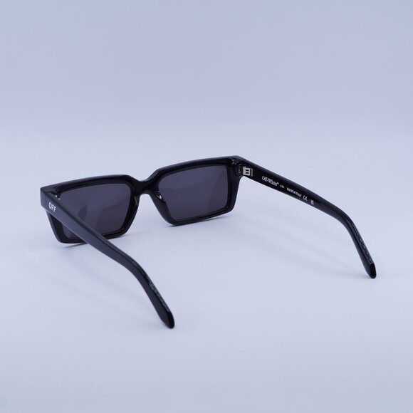 Off-White OERI13A WARREN 1007 Sunglasses Black Rectangle Frame, Grey Lenses main image 7